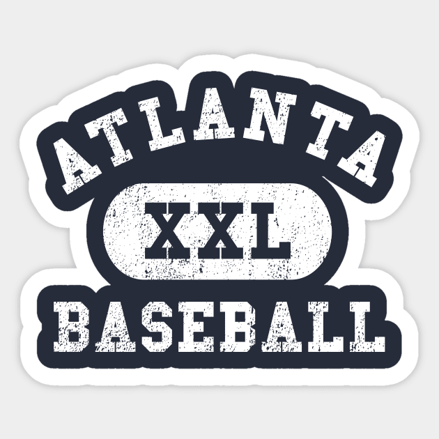 Atlanta Baseball III Sticker by sportlocalshirts